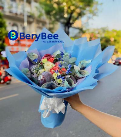 BÓ HOA VÀ TRÁI CÂY TƯƠI