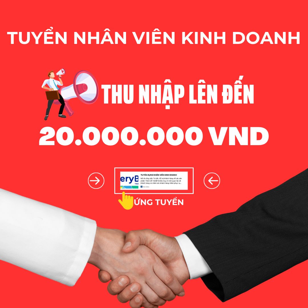 TUYỂN DỤNG NHÂN VIÊN KINH DOANH